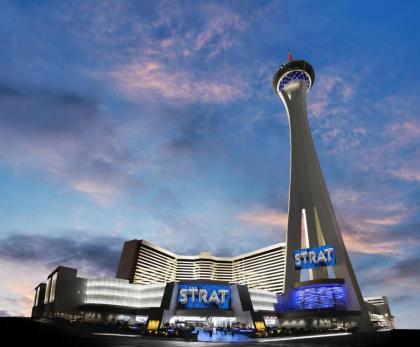 the StRAt Hotel Casino and Skypod Las Vegas